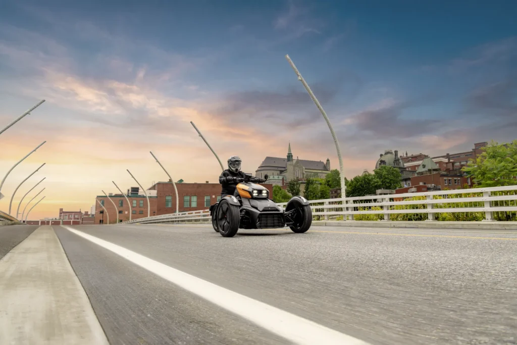 Can-Am Ryker Orange Crush – in Aktion – Modelljahr 2027